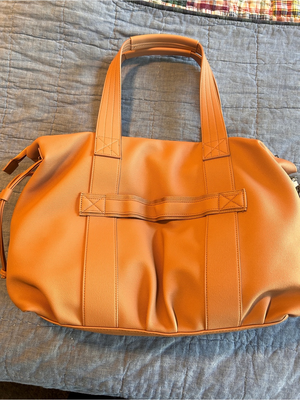 LUG Light Pink Leather-Look Tote Bag with Removable Strap Piper - Picture 5 of 13